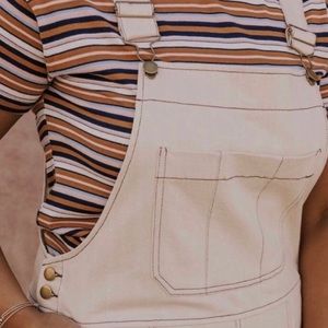 ROOLEE rolled gaten stitched overalls